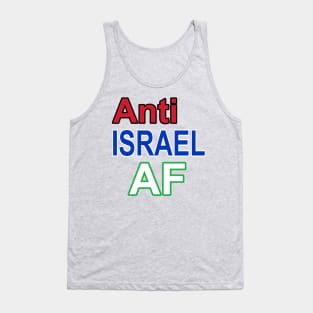 Anti Israel AF - Double-sided Tank Top